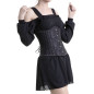 Underbust Corset with Brocade