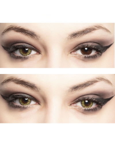 lentillas Glassball green