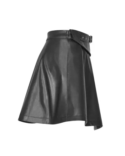 Asymmetric Skirt Made of Faux Leather from Punk Rave Brand at €45.00