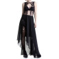 Catsuit aus Netzstoff mit Blumen