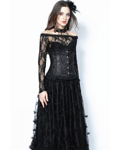Corset Underbust com Brocado