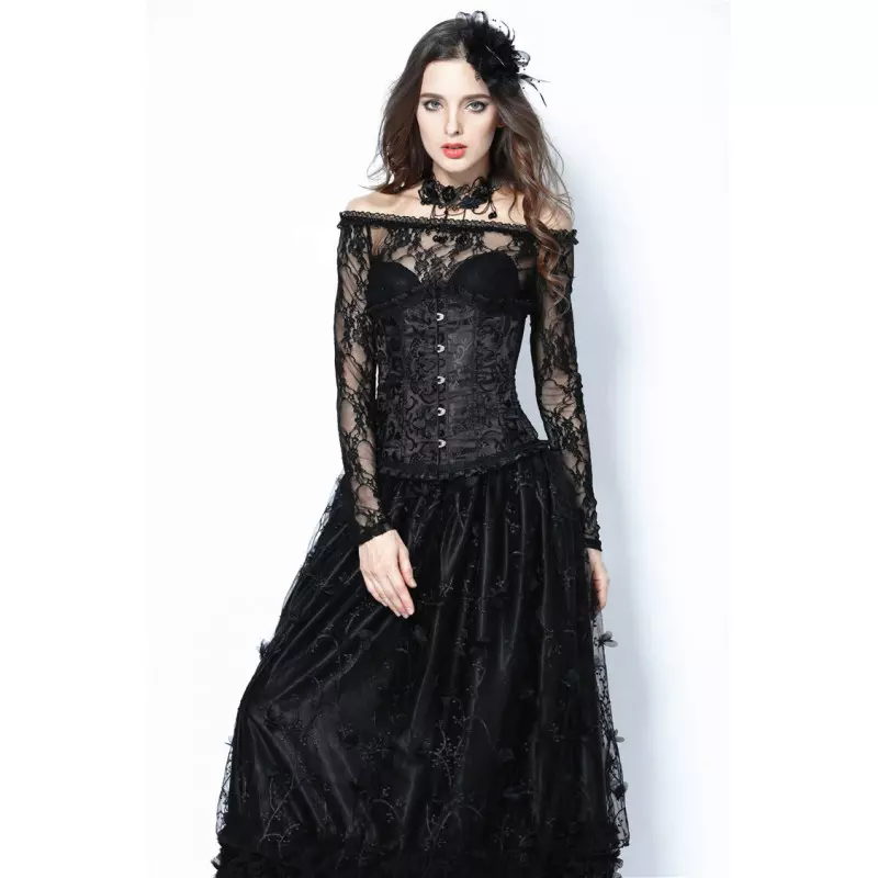 Underbust Corset with Brocade from Dark in Love Brand at €31.00