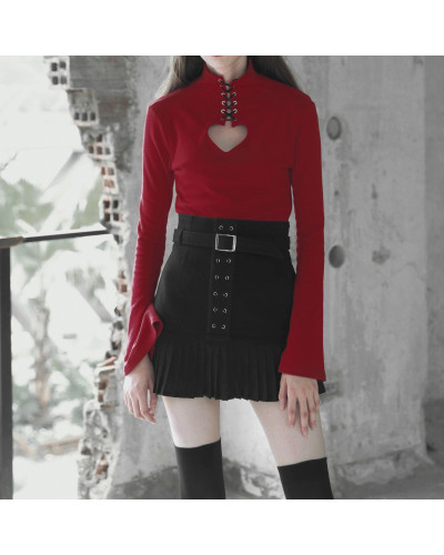 Jupe Haute avec Ceinture