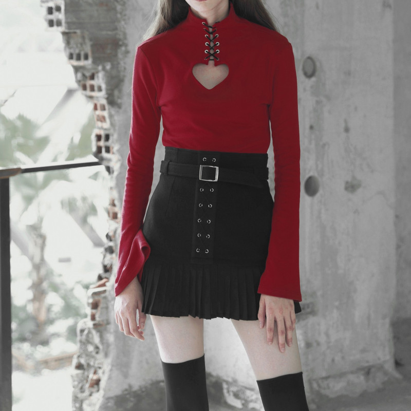 Jupe Haute avec Ceinture