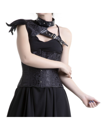 bolero con plumas