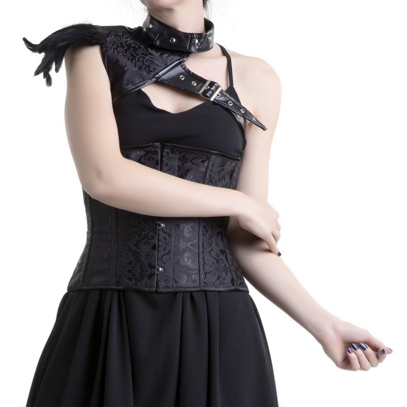 bolero con plumas