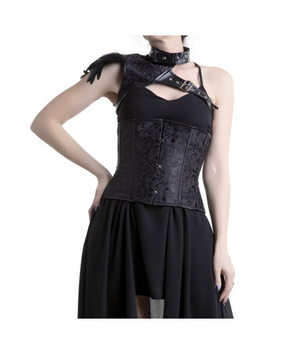 bolero con plumas