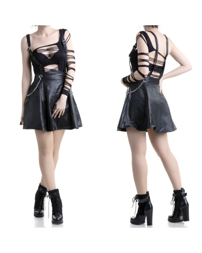 T-Shirt Asymétrique avec Trous