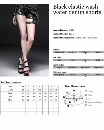 Asymmetrische Shorts der Punk Rave-Marke für 67,00 €