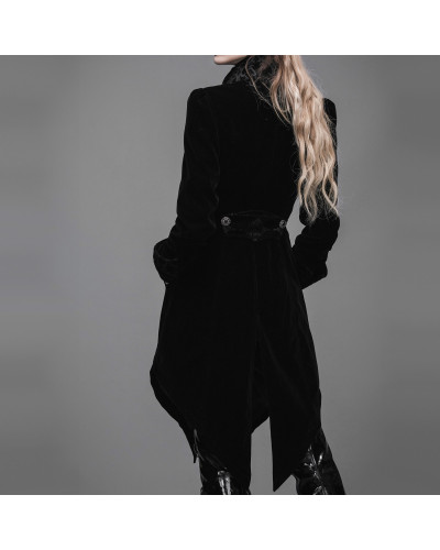 CHAQUETA LARGA CON BOTONES