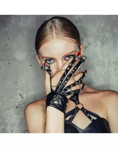 Handschuhe mit Totenköpfen der Devil Fashion-Marke für 29,00 €