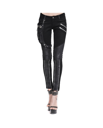 PANTALON GOTICO CON RIÑONERA