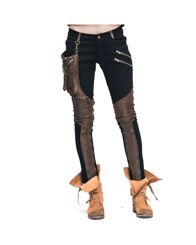 PANTALON TEJANO NEGRO CON ROTOS