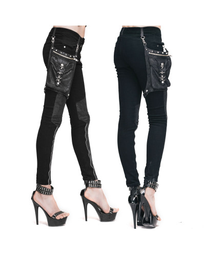 PANTALON GOTICO CON RIÑONERA