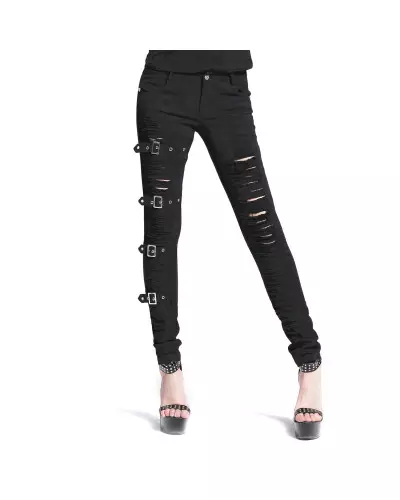 Pantalon Noir avec Poche de la Marque Devil Fashion à 85,00 €