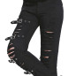 Pantalón Desgarrado con Hebillas