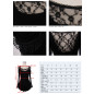 T-Shirt with Lace and Fringes T-Shirt with Lace and Fringes