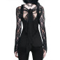 T-Shirt com Rosa e Renda T-Shirt com Rosa e Renda