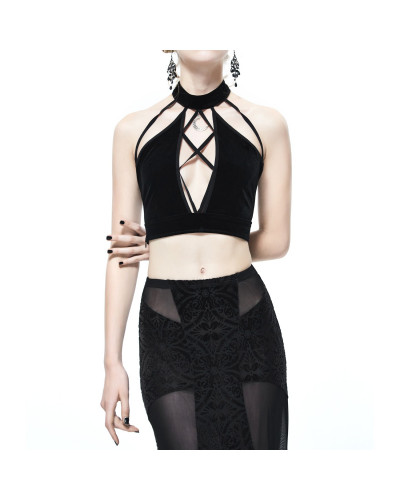 falda marron con rayas steampunk