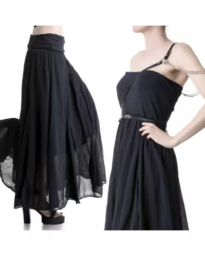 Falda Larga Negra marca Style a 19,90 €