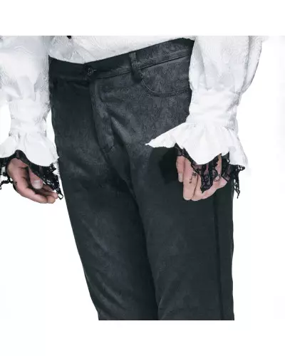 Calças Pretas Elegantes para Homem da Marca Devil Fashion por 52,50 €