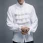 Camisa Blanca con Chorrera para Hombre