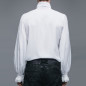 Camisa Blanca con Chorrera para Hombre
