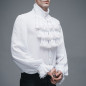 Camisa Blanca con Chorrera para Hombre