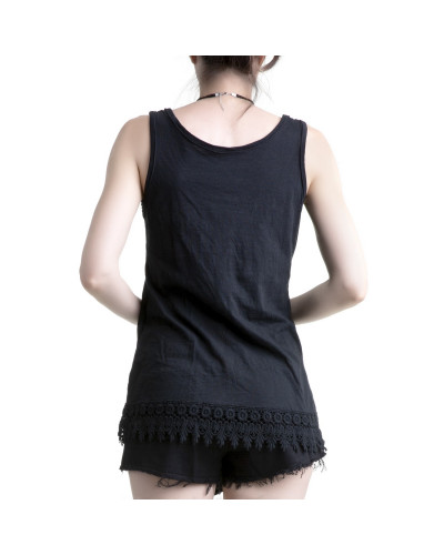 CAMISETA DE TIRANTES CON GUIPUR
