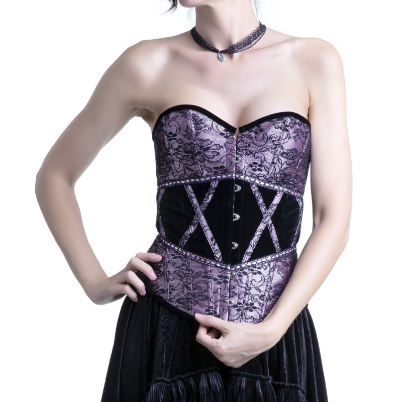 Corset con terciopelo