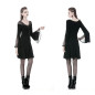 Robe avec Dentelle et Croisé