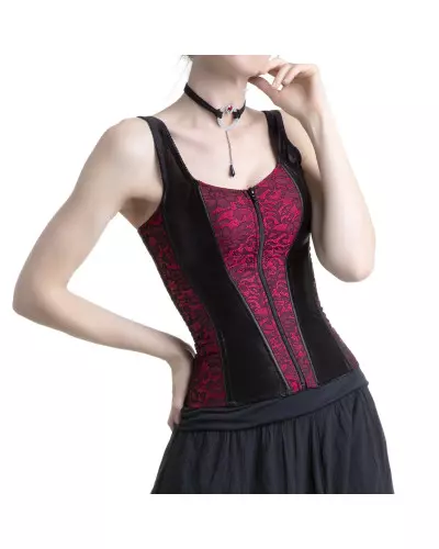 Red and Black Corset from Style Brand at €25.00