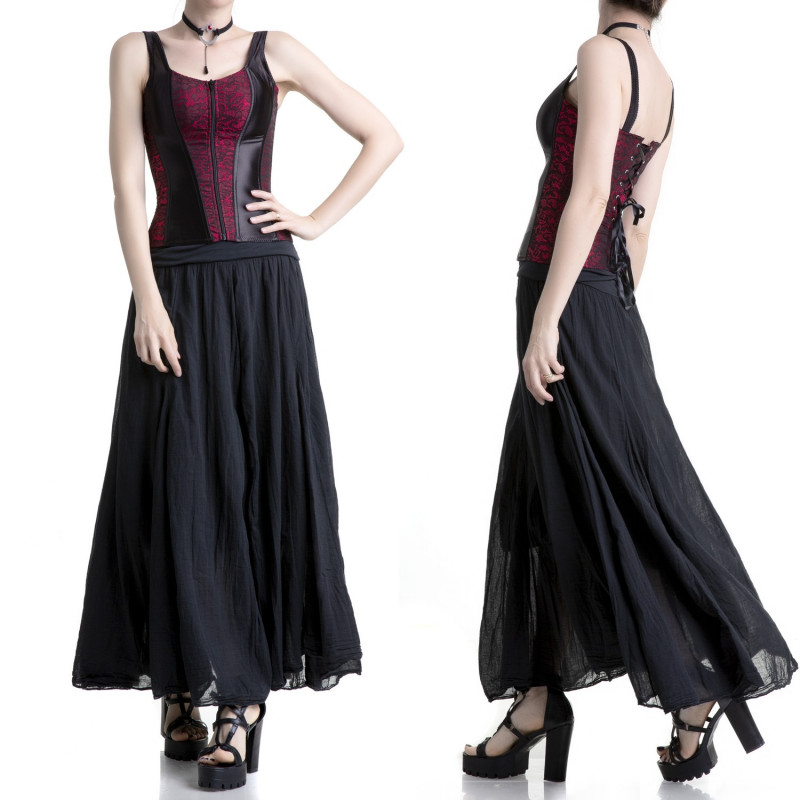 Corset Rouge et Noir