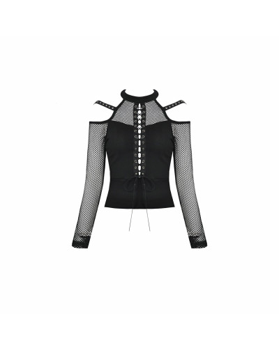 camiseta con rejilla