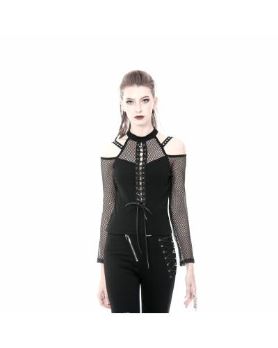 camiseta con rejilla