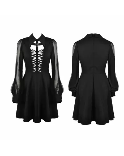 Kurzes Kleid mit Schnürung der Dark in love-Marke für 51,00 €