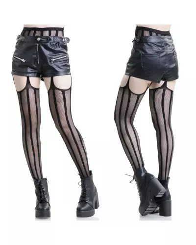 Mesh Tights with Stripes from Style Brand at €5.00