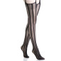 Mesh Tights with Stripes