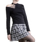 White Tartan Skirt White Tartan Skirt