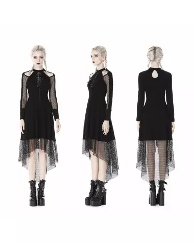 Kleid mit Netzstoff der Dark in love-Marke für 54,00 €