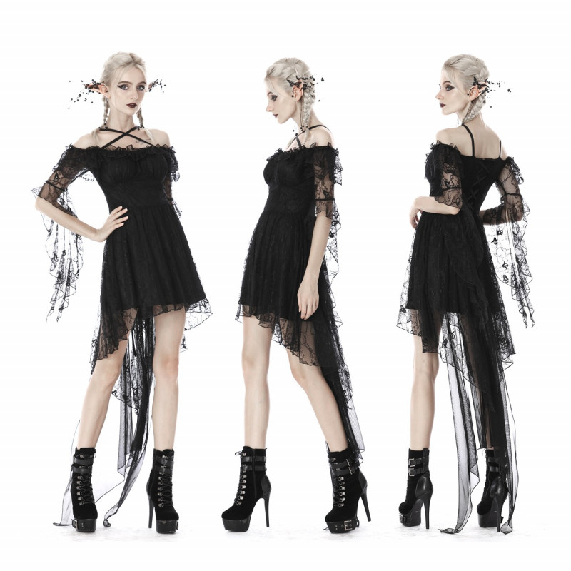 Robe avec Dentelle et Tulle