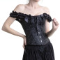 Corset en Brocard avec Manches Corset en Brocard avec Manches