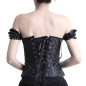 Corset en Brocard avec Manches Corset en Brocard avec Manches