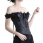 Corset en Brocard avec Manches Corset en Brocard avec Manches