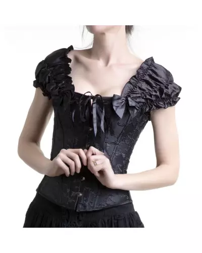 Brocade Corset with Short Seeves from Style Brand at €29.00