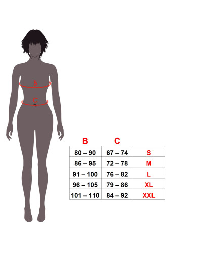 Corset broqué avec manches
