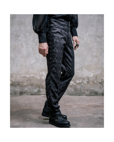 PANTALÓN NEGRO HOMBRE