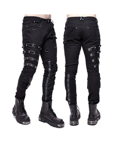 pantalon hombre punk