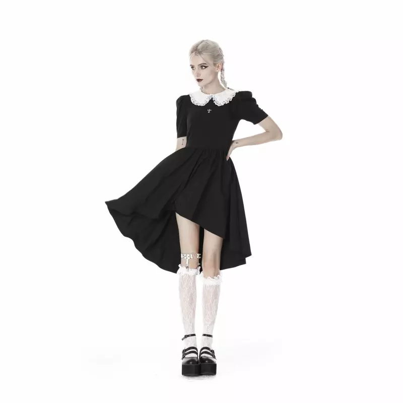 Kleid mit Kreuz und Weißem Kragen der Dark in Love-Marke für 53,50 €