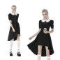 Dress with Cross and White Neck